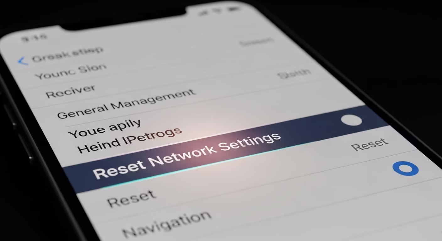 스마트폰 와이파이·데이터 갑자기 끊김? 안드로이드·아이폰 공통 AS센터 방문 전 자가 해결법 7 스마트폰 설정 화면에서 '네트워크 설정 초기화' 메뉴를 누르는 장면을 보여주는 이미지
